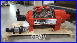 22000lb Warrior Hydraulic Winch JP Series with Tensioner Heavy Duty Commercial