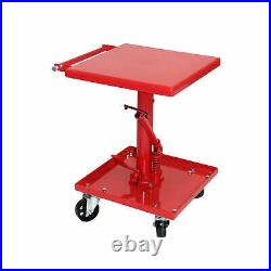 220lb Hydraulic Table Cart Foot Pedal Lift Stand Heavy Duty Garage Shop Tool
