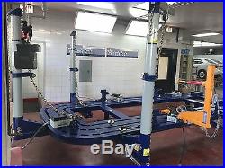 22 Feet Long Auto Body Frame Machine Rack 3 Towers With Clamps Tools Cart