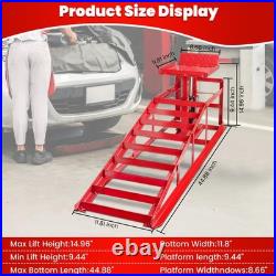 2PCS 5T 11060lbs Hydraulic Car Ramps, Heavy Duty Hydraulic Vehicle Ramps 2PCS 5T 11060lbs Hydraulic Car Ramps, Heavy Duty Hydraulic Vehicle Ramps