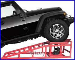 2PCS Heavy Duty Auto Car Truck Service Ramp Lift, Car Jack Hydraulic Lift 10Ton