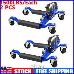 2Pcs 1500 LBS Wheel Dolly Hydraulic Tire Jack Heavy Duty Positioning Tire Lift J