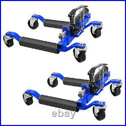 2Pcs 1500 LBS Wheel Dolly Hydraulic Tire Jack Heavy Duty Positioning Tire Lift J