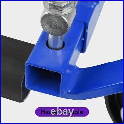 2Pcs 1500 LBS Wheel Dolly Hydraulic Tire Jack Heavy Duty Positioning Tire Lift J