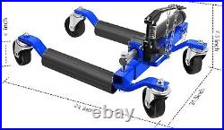 2Pcs 1500 LBS Wheel Dolly Hydraulic Tire Jack Heavy Duty Positioning Tire Lift J