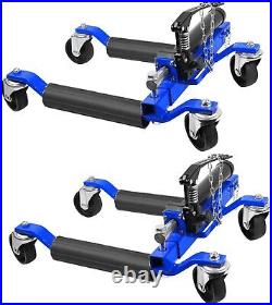 2Pcs 1500 LBS Wheel Dolly Hydraulic Tire Jack Heavy Duty Positioning Tire Lift J