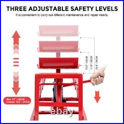 2Pcs Heavy Duty Auto Car Truck Service Ramps Lifts Hydraulic Lift 5 Ton Jack USA