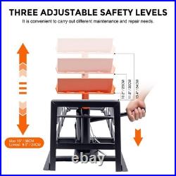 2Pcs Heavy Duty Auto Car Truck Service Ramps Lifts Hydraulic Lift 5 Ton Jack USA