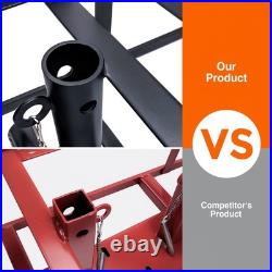 2Pcs Heavy Duty Auto Car Truck Service Ramps Lifts Hydraulic Lift 5 Ton Jack USA