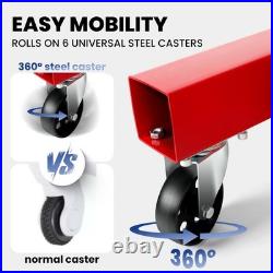 2T/4400lbs Engine Hoist Heavy Duty Folding Hydraulic Engine Crane Lifter withLever