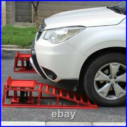 2X Auto Home Car Service Duty Lifts Heavy Ramps Repair Hydraulic Lift Frame