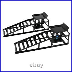 2X Heavy Duty Auto Car Truck Service Ramp Lift Car Jack Hydraulic Lift 5 Ton BK