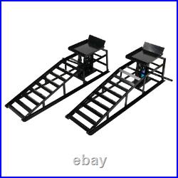 2X Heavy Duty Auto Car Truck Service Ramp Lift Car Jack Hydraulic Lift 5 Ton BK