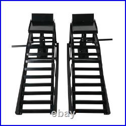 2X Heavy Duty Auto Car Truck Service Ramp Lift Car Jack Hydraulic Lift 5 Ton BK