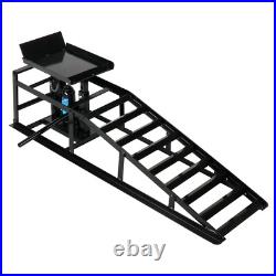 2X Heavy Duty Auto Car Truck Service Ramp Lift Car Jack Hydraulic Lift 5 Ton BK