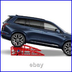 2 Pack 11000lbs Heavy Duty Auto Car Truck Service Hydraulic Lift Vehicle Ramps