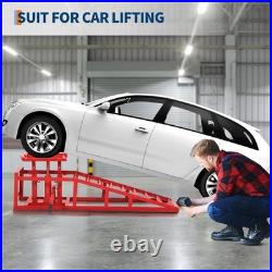 2 Pack Heavy Duty Auto Car Truck Service Ramps Lifts Hydraulic Lift 5 ton Jack