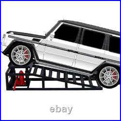 2 Pack Heavy Duty Low Profile Hydraulic Car Lift Service Ramps Truck Trailer