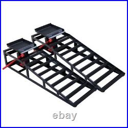 2 Pack Hydraulic Car Ramps 5T 11000lbs Capacity Low Profile Heavy Duty Car Lift