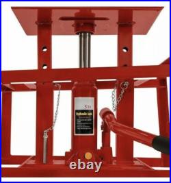 2 Pcs Heavy Duty Auto Car Truck Service Ramps Lifts Hydraulic Lift 5 ton jack