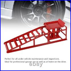 2 Pieces 5 Ton Red Heavy Duty Auto Car Truck Service Ramp Jack Hydraulic Lift