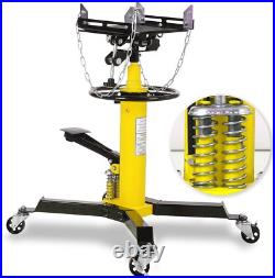 2-Plunger Transmission Jack 1322 lbs Hydraulic High Lift Vertical Telescopic 2-Plunger Transmission Jack 1322 lbs Hydraulic High Lift Vertical Telescopic