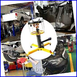 2 Stage 1100lbs Hydraulic Transmission Floor Jacks 360° Swivel Wheel Heavy Duty