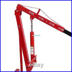 2 Ton 4400 LBS Foldable Hydraulic Engine Hoist Shop Crane Jack Lift Heavy Duty