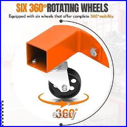 2 Ton Folding Hydraulic Engine Hoist Crane Lift 4400 LBS Capacity Heavy-Duty