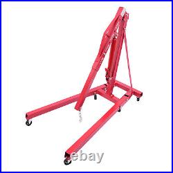 2 Ton Heavy-Duty Hydraulic Engine Hoist Folding Cherry Picker Shop Crane Lift