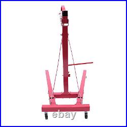 2 Ton Heavy-Duty Hydraulic Engine Hoist Folding Cherry Picker Shop Crane Lift