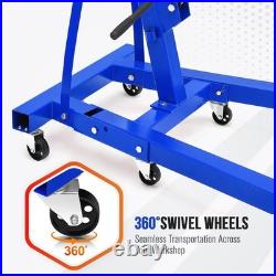 2 Ton Hydraulic Engine Hoist Cherry Picker Engine Hoist, 4400LBS Heavy Duty