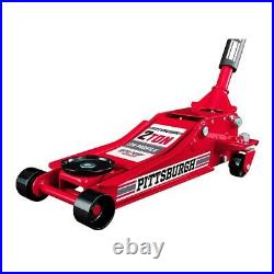 2 Ton Low Profile Floor Jack HEAVY DUTY STEEL Rapid Lift Pump Hydraulic Car Shop