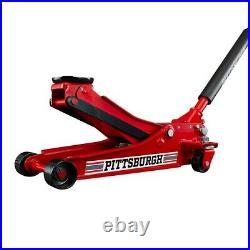 2 Ton Low Profile Floor Jack HEAVY DUTY STEEL Rapid Lift Pump Hydraulic Car Shop