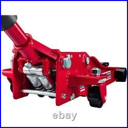 2 Ton Low Profile Floor Jack HEAVY DUTY STEEL Rapid Lift Pump Hydraulic Car Shop