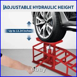 2 pcs Heavy Duty Auto Car Truck Service Ramps Lifts Hydraulic Lift 5 ton Jack