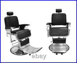 2 x Lincoln Barber Chair Heavy Duty All Purpose Hydraulic Reclining Barber Chair