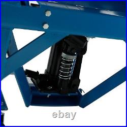 300lbs Heavy Duty Hydraulic Motorcycle Scissor Jack Lift with 4 Wheels