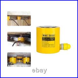 30T Hydraulic Cylinder Jack Single Acting 50mm Stroke for Heavy Duty Lifting