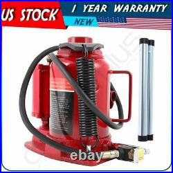 30 Ton (66,000 lb) Air Hydraulic Bottle Jack Pneumatic Heavy Duty Truck Repair