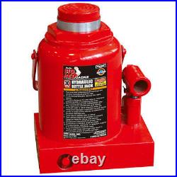 30 Ton Hydraulic Bottle Jack Wide Heavy Duty Base Commercial Industrial Tool