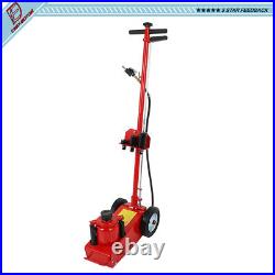 35 Ton Hydraulic Floor Jack Heavy Duty Wheels Lift Truck Bus Air Commercial