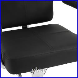 360° Black Heavy Duty Hydraulic Barber Chair Salon Beauty Stylist