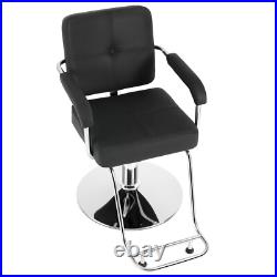 360° Black Heavy Duty Hydraulic Barber Chair Salon Beauty Stylist 360° Black Heavy Duty Hydraulic Barber Chair Salon Beauty Stylist