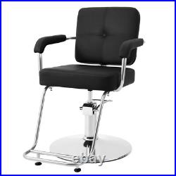 360° Black Heavy Duty Hydraulic Barber Chair Salon Beauty Stylist 360° Black Heavy Duty Hydraulic Barber Chair Salon Beauty Stylist