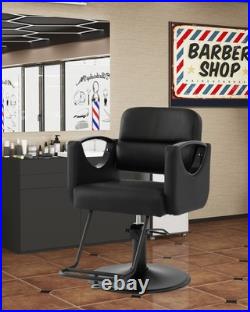 360° Heavy Duty Hydraulic Black Barber Chair Salon Hair Stylist 360° Heavy Duty Hydraulic Black Barber Chair Salon Hair Stylist