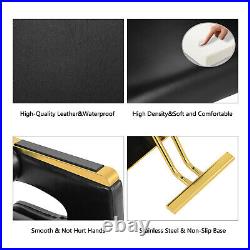 360° Hydraulic Barber Chair Heavy Duty Salon Beauty Stylist Black+Gold