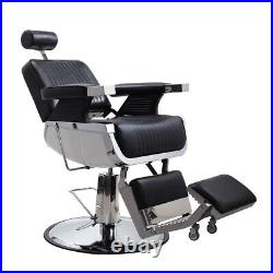 360° Rotation Adjustment Salon Chair, Heavy Duty Hydraulic Pump Height Backrest