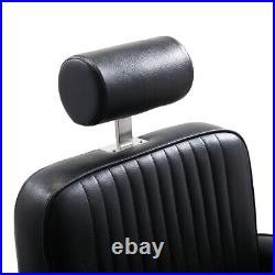 360° Rotation Adjustment Salon Chair, Heavy Duty Hydraulic Pump Height Backrest
