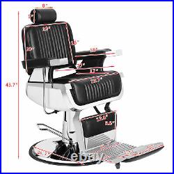 360° Swivel Heavy Duty Recliner Hydraulic Barber Chair Tattoo Salon Spa Beauty